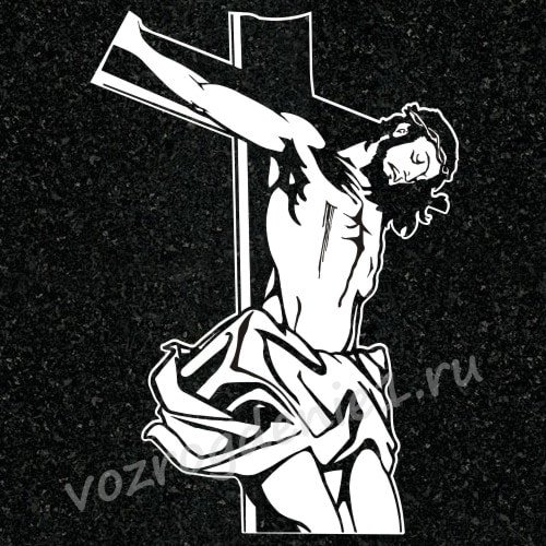 Гравировка креста №43
