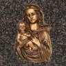 Бронзовый барельеф Девы Марии 32010