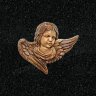 Бронзовый барельеф ангела 31650